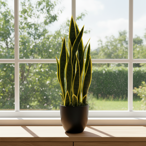 ต้นซานเซเวียเรียในกระถาง ขายดี เป็นมิตรกับสิ่งแวดล้อม ทนทานต่อรังสียูวี ช่วยฟอกอากาศ ต้นบอนไซทำมือ สำหรับตกแต่งบ้าน สำนักงาน และภายในอาคาร - Product Image 2