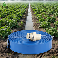 Tuyau plat en PVC résistant aux UV, anti-torsion, pour l'aménagement paysager et l'irrigation des vergers