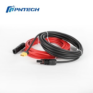 Câble solaire basse tension 12AWG <span class=keywords><strong>4mm2</strong></span> XT60 câble adaptateur d'extension d'alimentation avec connecteurs étanches PV005 pour centrale électrique - Product Image 5