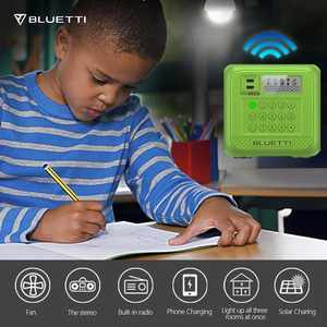 Kit de Energía Solar <span class=keywords><strong>BLUETTI</strong></span> de Pago por Uso con Panel de 25W y Batería de 76.8Wh para Sistema de Iluminación de Electrificación Rural en Tanzania - Product Image 5