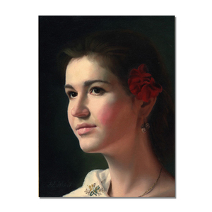 Dipinti a Olio su Tela Senza Cornice di Qualità Museale, Ritratti Classici Dipinti a Mano - Product Image 1