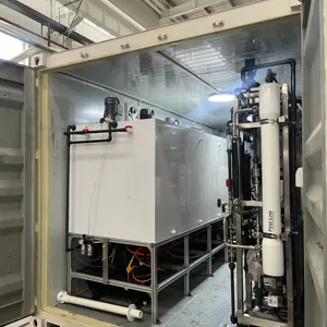 Endüstriyel konteynerli atık su ekipmanı entegre kolektif Tank atık su arıtma istasyonu