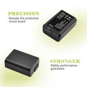 Batterie pour appareil photo rechargeable NP-FW50 NP FW50 pour <span class=keywords><strong>Sony</strong></span> A6000 A6400 A6300 <span class=keywords><strong>A6500</strong></span> A7 A7II A7RII A7SII A7S A7S2 A7R Batterie pour appareil photo - Product Image 5