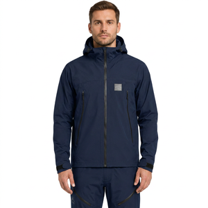 Chaqueta de peso medio, resistente al agua, elástica, de nailon y spandex, hecha a medida, para senderismo en montaña, caza al aire libre, ciclismo MX, invierno - Product Image 1