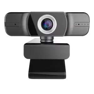 オンライン通話会議YouTube用の高解像度1080PデスクトップコンピューターカメラプラグアンドプレイUSBWebカメラウェブカメラ