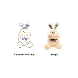 Customizable Plush Toys Cute Pillow PP Cotton Plush <b>Doll</b> Bedside Pillow Pad Custom logo Packaging Label Hanging Tag - Product Image 1