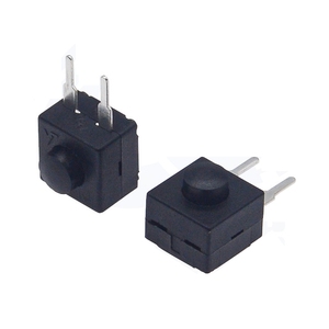 Interruptor táctil horizontal de presión lateral para linterna, 8.3x8.3mm, 2 pines, con bloqueo (Encendido/Apagado), tipo 8008, pequeño - Product Image 2