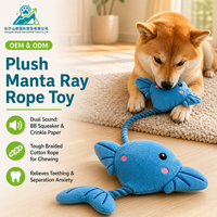 Jouet à mâcher couineur en peluche pour chien - Corde en coton avec papier froissé pour tirer la bise, soulager l'ennui et brûler l'énergie, formes d'animaux mignonnes