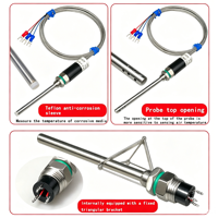 Sonde de température thermistance Pt100 en platine, étanche IP68, sonde OEM en acier inoxydable, type K, tige de 18 mm, calibrateurs Pt100 RTD