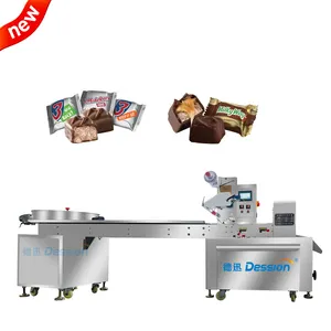 Horizontal High Speed Automatic Chocolate Candy Cotton Candy Single Bag Packing Machine For Small Business