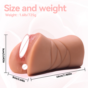 1.6lb Pengalaman Seks Nyata Stimulasi Deep Throat untuk Pria dengan Anus Vagina Mulut 3 in 1 Pocket Pussy Sex Toys Juguetes Sexuales - Product Image 6