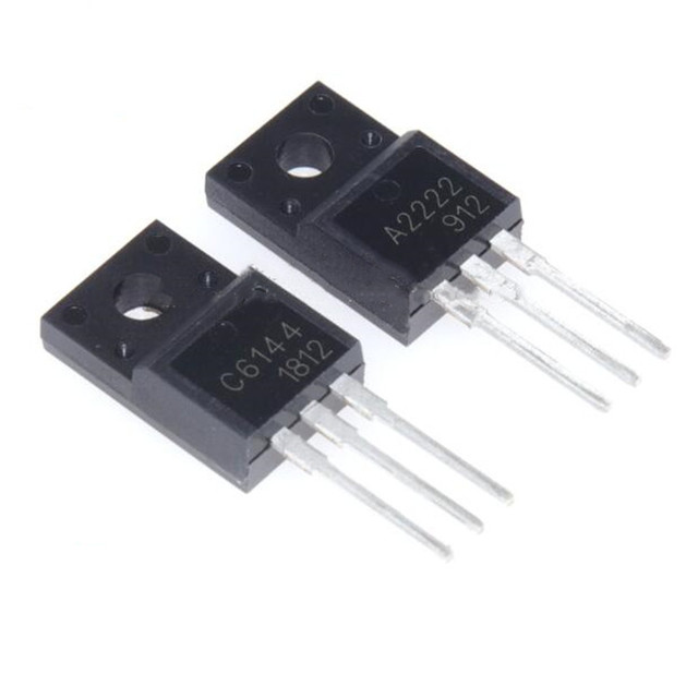 Transistor A2222 C6144 A2222 2SA2222 2SC6144 Bipolar Transistor PNP NPN 50V 10A 2W TO-220F IC