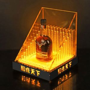 Custom Hotel Restaurant Bar Led Desk Plexiglass <b>Acrylic</b> Bottle Wine <b>Display</b> Rack <b>Stand</b> <b>Acrylic</b> Wine Rack - Product Image 3