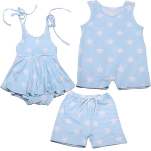 OEM/ODM Top de Verano para Niñas con Tirantes Ajustables, Estampado de Leopardo, Peplum con Cordón, de Algodón RIB Tejido con Efecto Burbuja y Frenulum Toller - Product Image 6