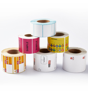 Etiquetas Adhesivas Impermeables para Sellado <span class=keywords><strong>de</strong></span> Bolsas Activadas por <span class=keywords><strong>Agua</strong></span>, Rollo <span class=keywords><strong>de</strong></span> Etiquetas Adhesivas <span class=keywords><strong>de</strong></span> 4x6 Pulgadas con Adhesivo Termofusible para Embalaje <span class=keywords><strong>de</strong></span> Paquetes - Product Image 1