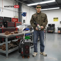 Machine de nettoyage au laser pulsé HANTENCNC 500W pour l'élimination de la rouille sur les pièces automobiles, les objets d'art et les meubles