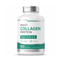 VitaHall OEM Multi Collagen Peptides en Poudre, Capsules et Comprimés – Collagène Marin en Poudre – Idéal pour l'Amélioration de la Peau, des Cheveux et des Ongles