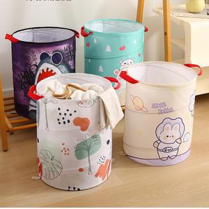 Công Suất Lớn Có Thể Gập Lại Lưu Trữ Túi Ráp Giặt Giỏ Trong <span class=keywords><strong>Polyester</strong></span> <span class=keywords><strong>Hamper</strong></span> Cho Quần Áo Tổ Chức Lưu Trữ Giỏ - Product Image 5