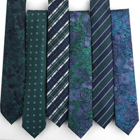 Dunkelgrüne Serie Krawatte Herren Business Retro Mode Hochwertige Gentleman's Shirt Anzug Hand Krawatte