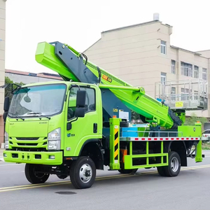1SUZU 4x4 Off-road Single Cab Aerial Working <b>Platform</b> Boom <b>Truck</b> with 360-Degree Rotating Aluminum Working Bucket <b>Platform</b> - Product Image 1