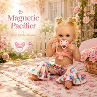Nouvelle poupée reborn lavable de 48 cm, réaliste, jouet d'imitation pour bébé, cadeau d'anniversaire et de fêtes pour enfants