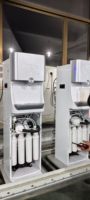 Distributeur d'eau chaude et froide sur pied avec chargement par le bas, purificateur RO UF, machine à eau potable automatique pour hôtel et camping-car