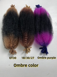 12-24 Inch Tổng Hợp Mùa Xuân Afro Twist Số Lượng Lớn Phần Mở Rộng Tóc Cho Mini Twist Và <span class=keywords><strong>Micro</strong></span> Locs Bouncy Mùa Xuân Ghana Twist - Product Image 2