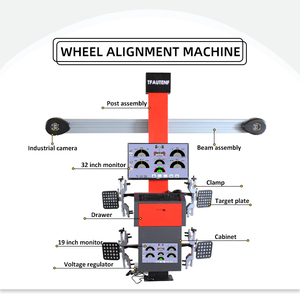 Équipement professionnel d'alignement de roues 3D pour voitures, aligneur de roues pour réduire l'usure des pneus et améliorer la sécurité - Product Image 1