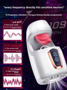 Masturbador Masculino de Alta Calidad y Más Vendido, Copa de Estimulación con Movimiento de Lengua, Estimulante Inteligente para Reducir el Estrés - Product Image 4