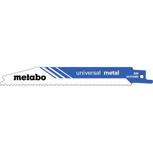 Hoja de sierra recíproca universal Metabo 631914000 bimetálica para chapa metálica y perfiles - Product Image 1