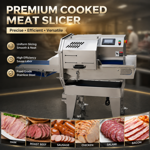 Affettatrice Commerciale in Acciaio Inossidabile per Carne Cotta, Manzo, Maiale, Prosciutto, <span class=keywords><strong>Tacchino</strong></span>, Salsiccia, Bacon e Lavorazione Alimentare - Product Image 1