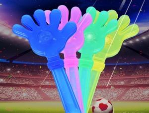 ที่ตบมือพลาสติกขนาด 28 ซม. สกรีนโลโก้ตามสั่ง ขายดี สำหรับงานปาร์ตี้ พร้อมไฟ LED กลางคืน - Product Image 4