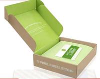 Boîte pliante en carton ondulé noir avec logo imprimé, pour emballage d'expédition en gros, pour chaussures en coton et sous-vêtements