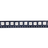 XINGLIGHT Chip LED RGB SMD WS2812B 5050 Direccionable Individualmente, Pixel Digital de 4 Pines, PCB Blanco/Negro