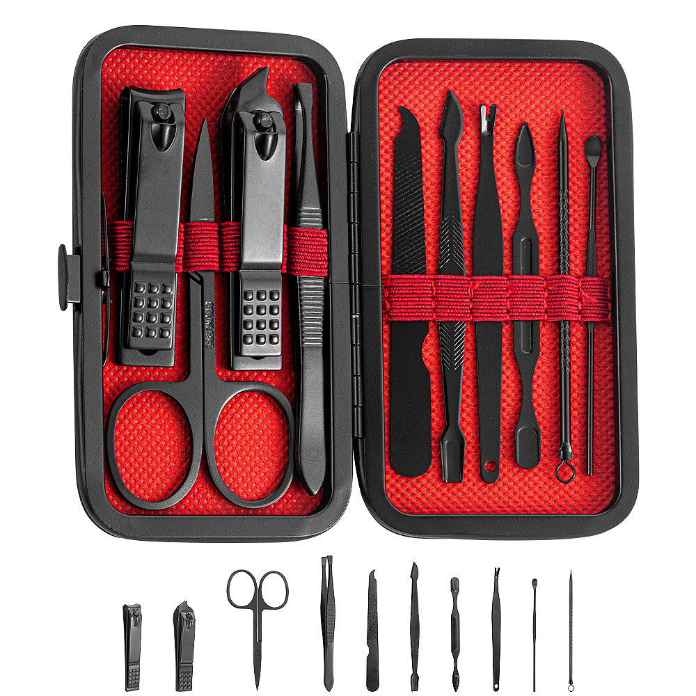 Black and Red 10-piece Set