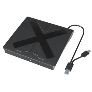 USB 3.0/TYPE C External DVD/CD-RW Burner Disk Player Recorder Portable Optical Drive Writer for Laptop PC