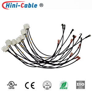 Cubierta protectora de cable LAN de moldeo por inyección personalizado CAT6 Cable de red de 8 pines 90/180 grados 26AWGx4P Cables de control de producto de alambre - Product Image 3
