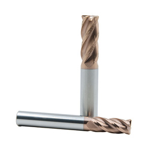 Wholesale Hrc55 4f <strong>End</strong> <strong>Mill</strong> R0.5 <strong>4</strong> <strong>Flute</strong> Solid Carbide Corner Radius <strong>End</strong> <strong>Mill</strong> for Stainless Steel - Product Image 2
