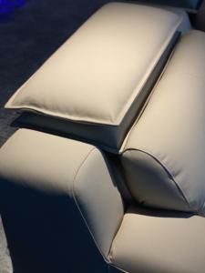 빌라 극장 가죽 리클라이닝 영화관 좌석 4인용 개인 시네마 소파 홈 VIP 영화관 좌석 전동 헤드레스트 전동 리클라이너 - Product Image 5