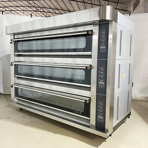 Horno de gas industrial Equipo automático <span class=keywords><strong>para</strong></span> hornear Máquina Horno de pan artesanal Horno de cubierta <span class=keywords><strong>para</strong></span> hornear <span class=keywords><strong>pizza</strong></span> - Product Image 2