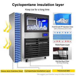 PLC Fully Automatic Control Ice Maker Food Grade Stainless Steel Liner Supports 24-hour Continuous Ice Making - Product Image 6