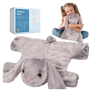 ตุ๊กตากระต่ายนุ่มนิ่มแบบถ่วงน้ำหนัก ราคาโรงงาน สำหรับบรรเทาความเครียด - Product Image 1