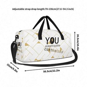 Bolsa de Viaje Plegable de Nailon Ligero de Gran Capacidad con Logotipo Personalizado, para Ropa, Fitness, Yoga, Almacenamiento de Equipaje - Product Image 2