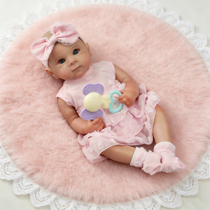 Muñecas Bebé Reborn Kindure de 20 Pulgadas, Muñecas de Vinilo Suaves y Pequeñas, Modelo de Juguete de Recién Nacido Realista - Product Image 1