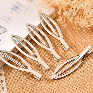 กิ๊บติดผมโลหะรูปวงรี 7x2.3 ซม. รูปทรงใบไม้ ใช้ได้ทุกวัน - Product Image 1