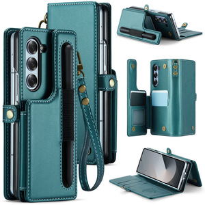 Funda Cartera para Samsung <span class=keywords><strong>Z</strong></span> Fold 7 con Material PU+TPU, Diseño con Ranura para Tarjetas, 30% de Descuento - Product Image 5