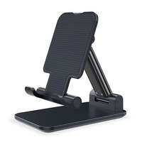 Support de téléphone portable extensible en aluminium ABS support de téléphone pliable pour téléphones mobiles tablettes de moins de 12.9 pouces