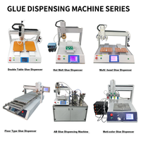 Automatique multi têtes 3 axes bureau UV résine époxy PU adhésif thermofusible CNC automatique peinture colle doming machine distribue colle