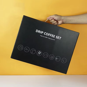 Molinillo de Café de <span class=keywords><strong>Goteo</strong></span>, Cafetera de Cuello de Cisne, Juego de Café de 60 Piezas, Estilo Etíope, Árabe, Turco, Caja de Regalo para Café, Kit de Café - Product Image 4