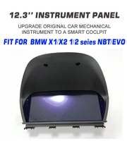 Tableau de bord numérique LCD 12,3 pouces pour BMW Série 1 F20 F21 X1 F48 X2 F49, panneau d'instruments multifonctionnel